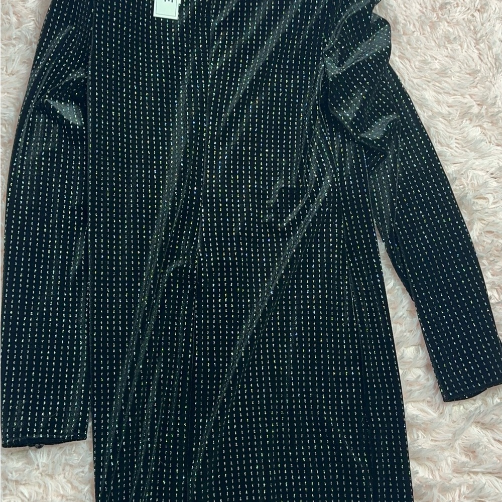 Elegant Black and silver Women's dress